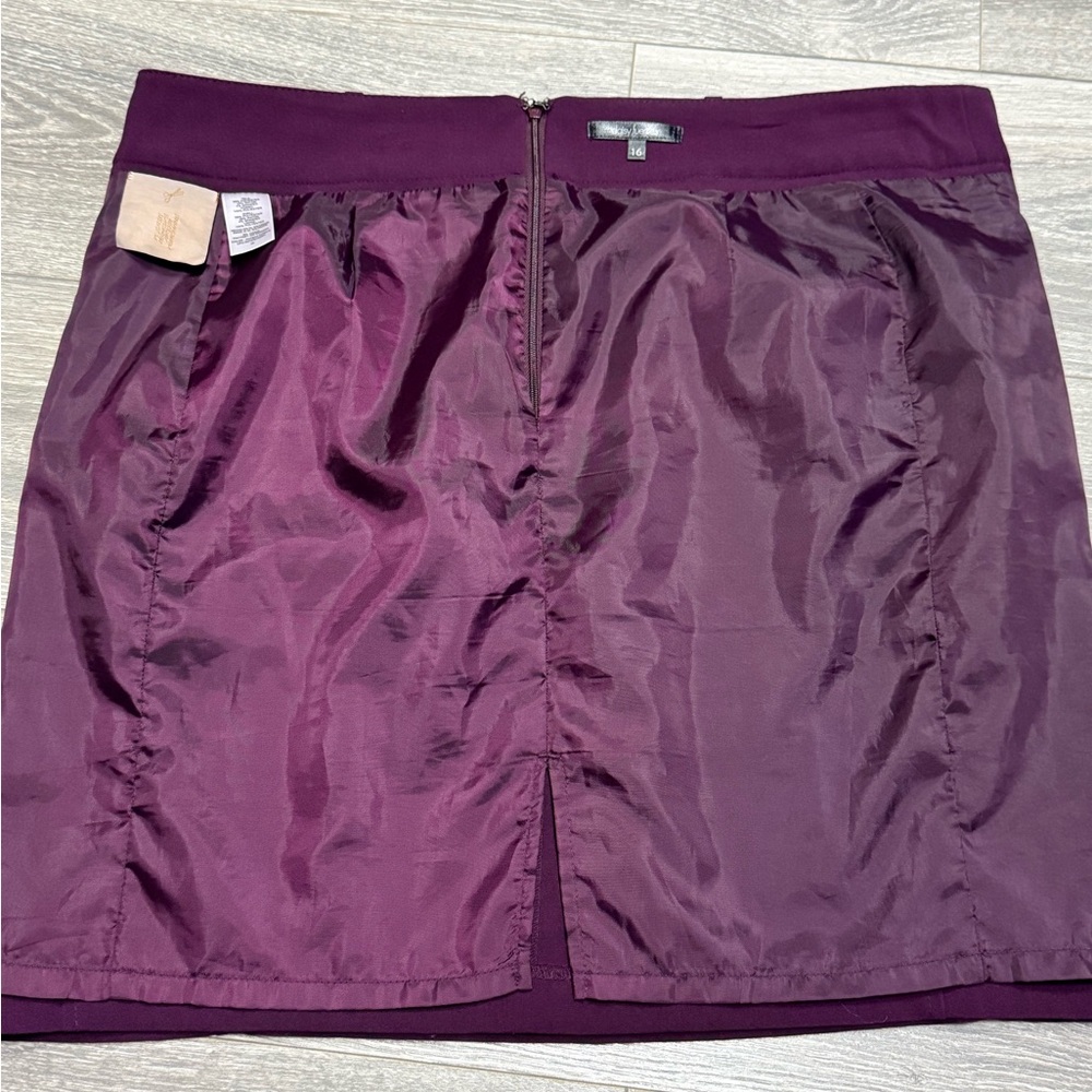 Daisy Fuentes Vibrant Purple Mini Skirt - Picture 6 of 9